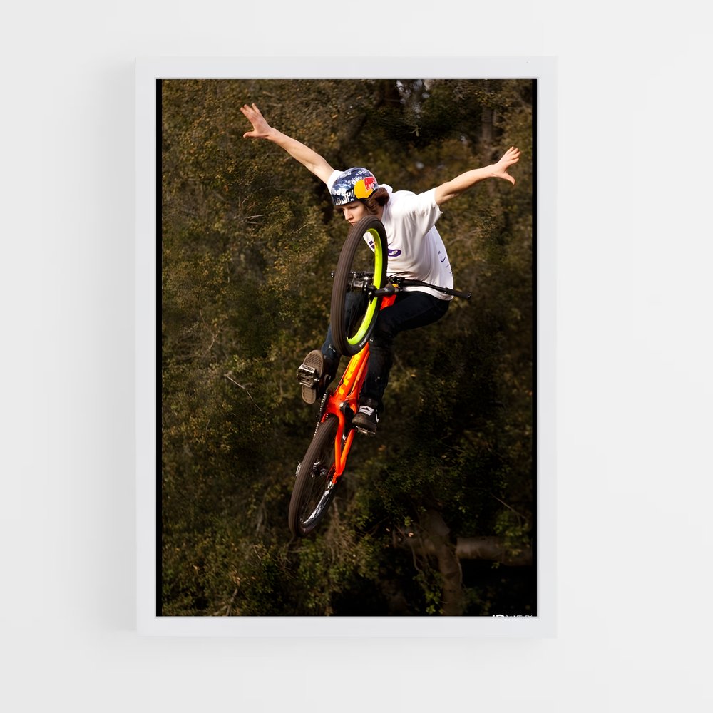 Poster Airborne Thrill – affiche Cyclisme (vue 3)
